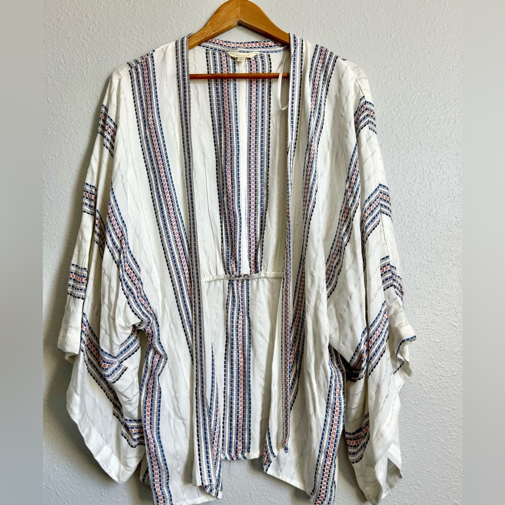 Sim & Sam Striped Kimono, Open cardigan S/M Boho